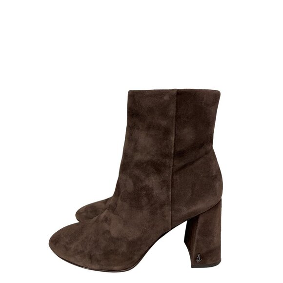 Sam Edelman Daria Women's Bootie Boot Size 9.5 Wrapped Block Heel Leather New - Picture 4 of 10